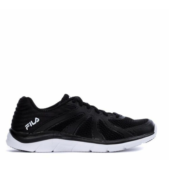 Fila Women's Memory Fraction Shoe Sneaker Black/White 5RM00455-013 size 9.5 NEW - Picture 1 of 5